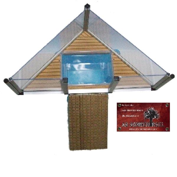 AS-Delta-Schildkrötensonnenterrasse Gabriele 40x40x60 cm AS-Delta-Schildkrötensonnenterrasse Gabriele 40x40x60 cm